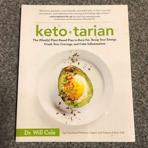 Keto-tarian cookbook hardback